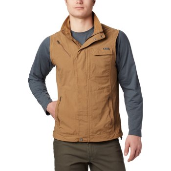 Columbia Muške Prsluci - Silver Ridge II Smeđe | UFWP-04583
